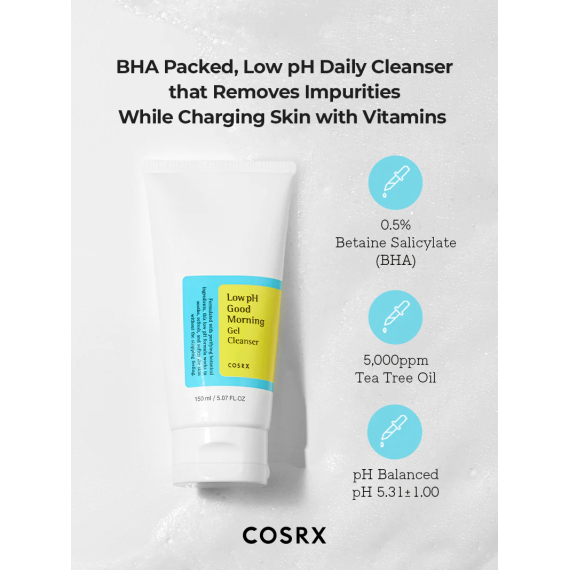 COSRX Low pH Good Morning Gel Cleanser