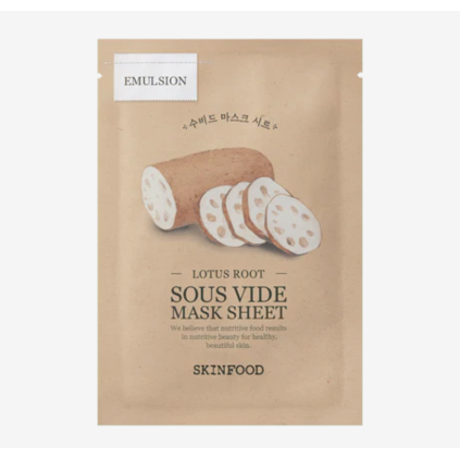 Sous Vide Mask Sheet Lotus Root