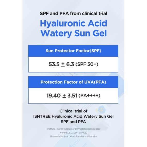 Hyaluronic Acid Watery Sun Gel